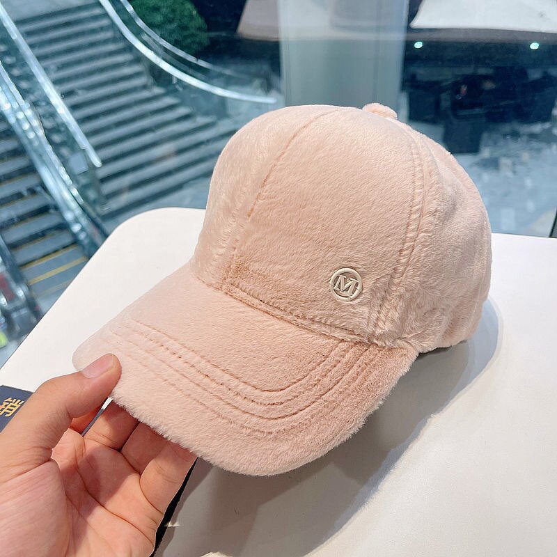 Baseball Cap Supplier - OEM Customized Lamb Wool Rabbit Fur High Quality