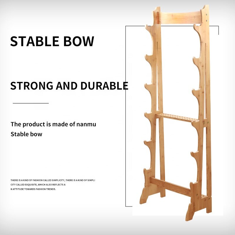 Bow Stand Factory - Compound Traditional Recurve Longbow Wooden Holder