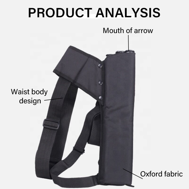 Arrow Quiver Factory - Hunting Compound Bow Double Harness Belt 3 Tube