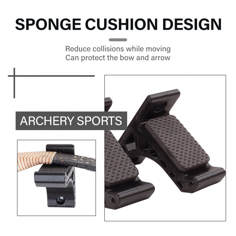 Bow Wall Mount Rack Factory - Universal Holder Recurve Compound Longbow Shelf