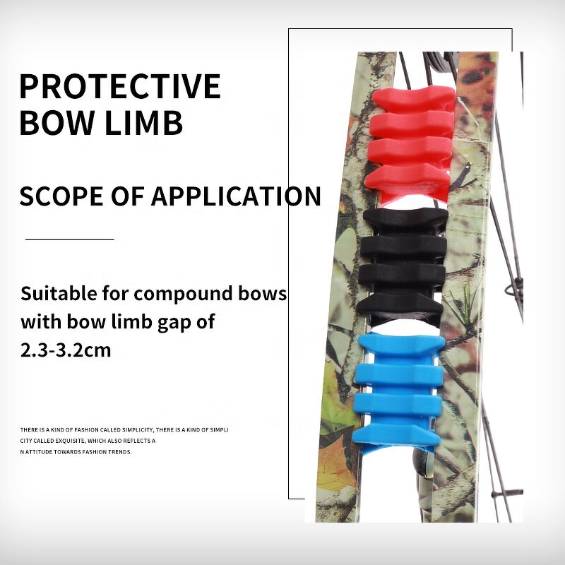 Compound Bow Limb Stabilizer Factory - Crab Shape Rubber Shock Absorber