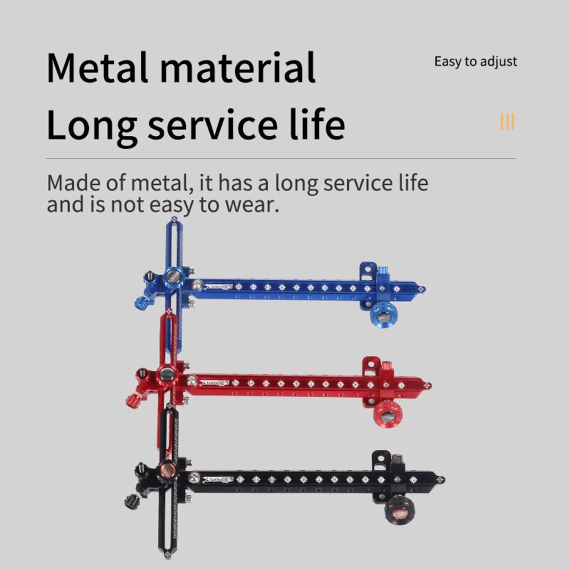 Recurve Bow Sight Factory - 9 Inch Aluminum T-Shaped Single Pin Adjustable