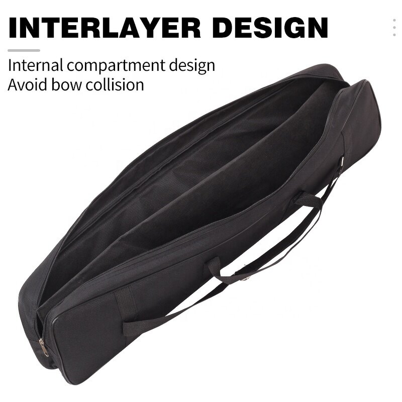 Recurve Bow Bag Kit Factory - Traditional Take Down Longbow Lightweight Storage