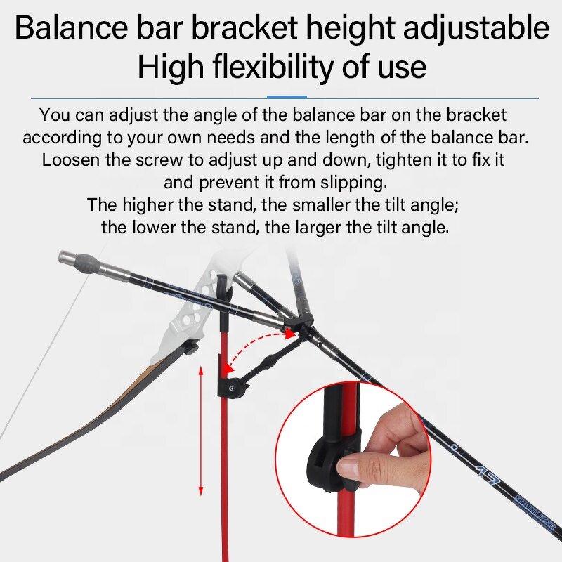 Bow Stand Factory - Recurve Compound 3 Legs Fiberglass Folding Holder