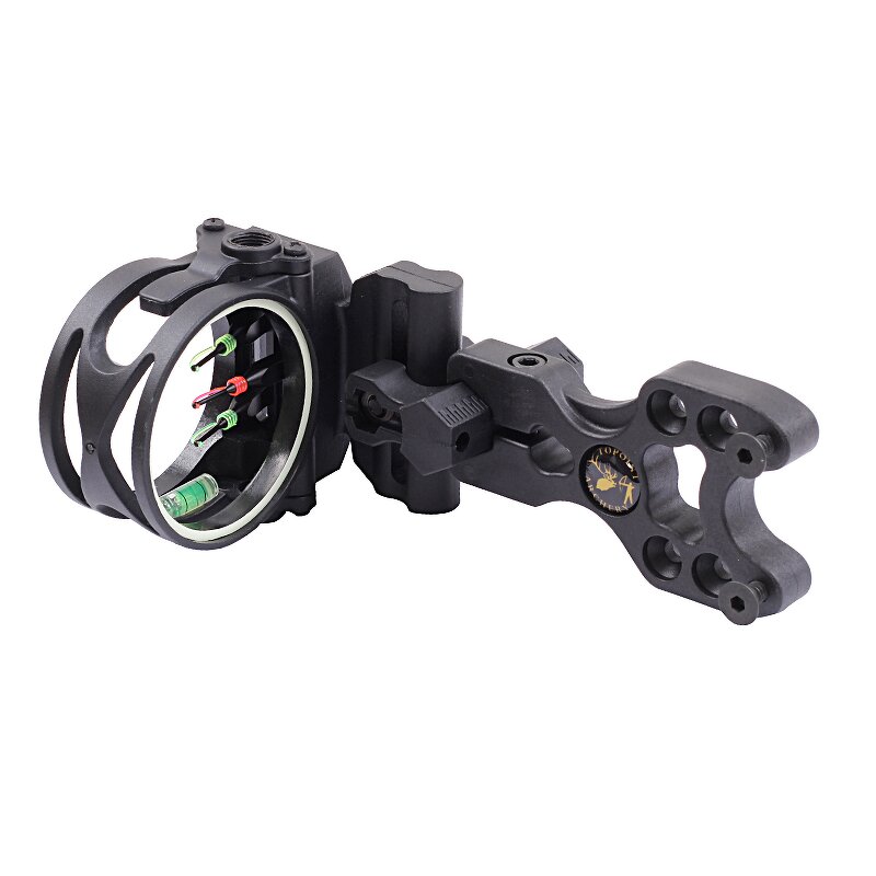 Compound Bow Sight Factory - 3 Pins 0.029'' Fiber Light Adjustable Left Right