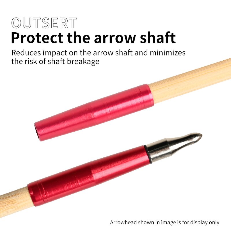 Arrow Outsert Factory - OD 8mm Aluminum Alloy Connecting Shaft Field Point