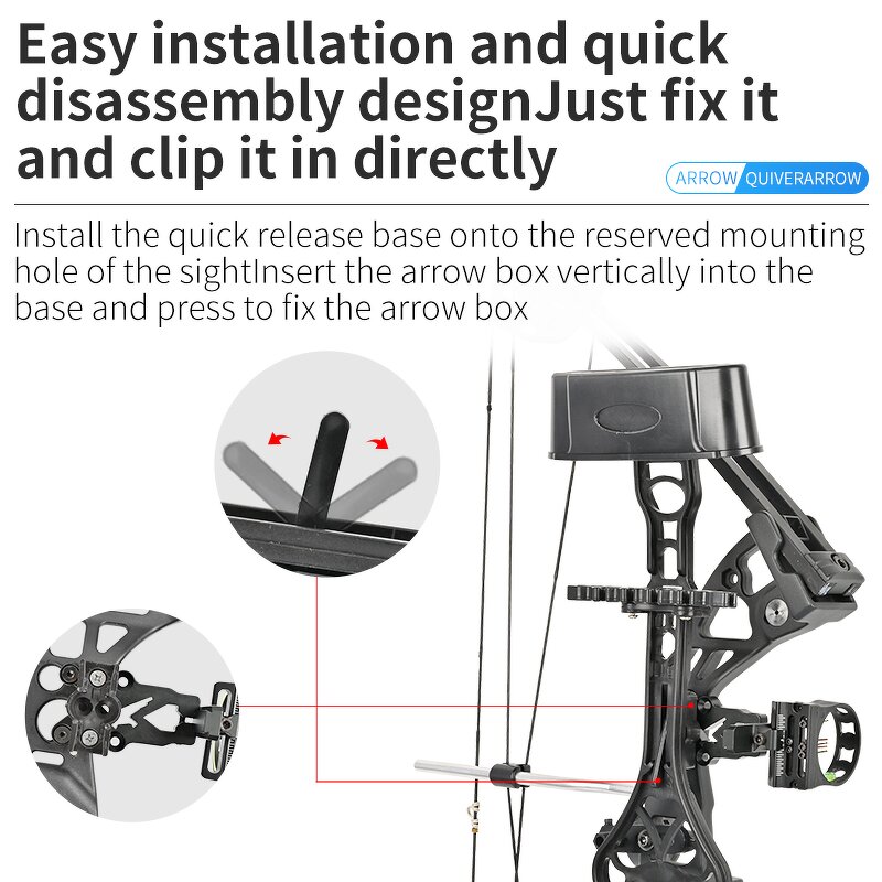 Arrow Quiver Factory - Compound Bow Plastic Accessories Portable Case