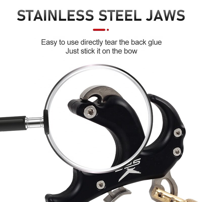 Bow Release Aid Factory - Compound Bow 3/4 Finger Adjustable Thumb Caliper