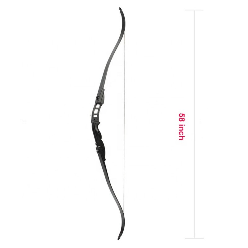 Recurve Bow Factory - 58 Inch 25-50 Lbs Aluminum Alloy Fiberglass Limbs