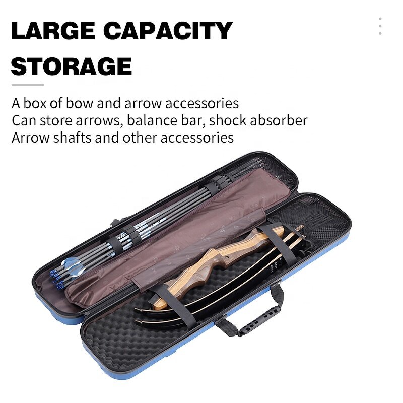 Recurve Bow Case Factory - Hunting Take Down Large Capacity Hard Lightweight