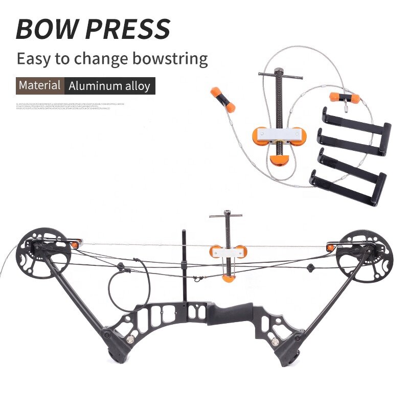Compound Bow Press Factory - Limb Brackets Installation Handheld Bowstring