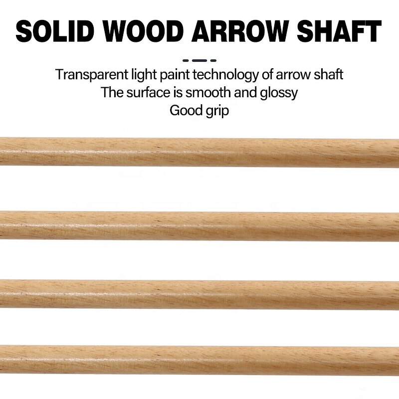 Wood Arrow Shafts Factory - 8 mm Traditional Hunting Mongolia Bow Tips