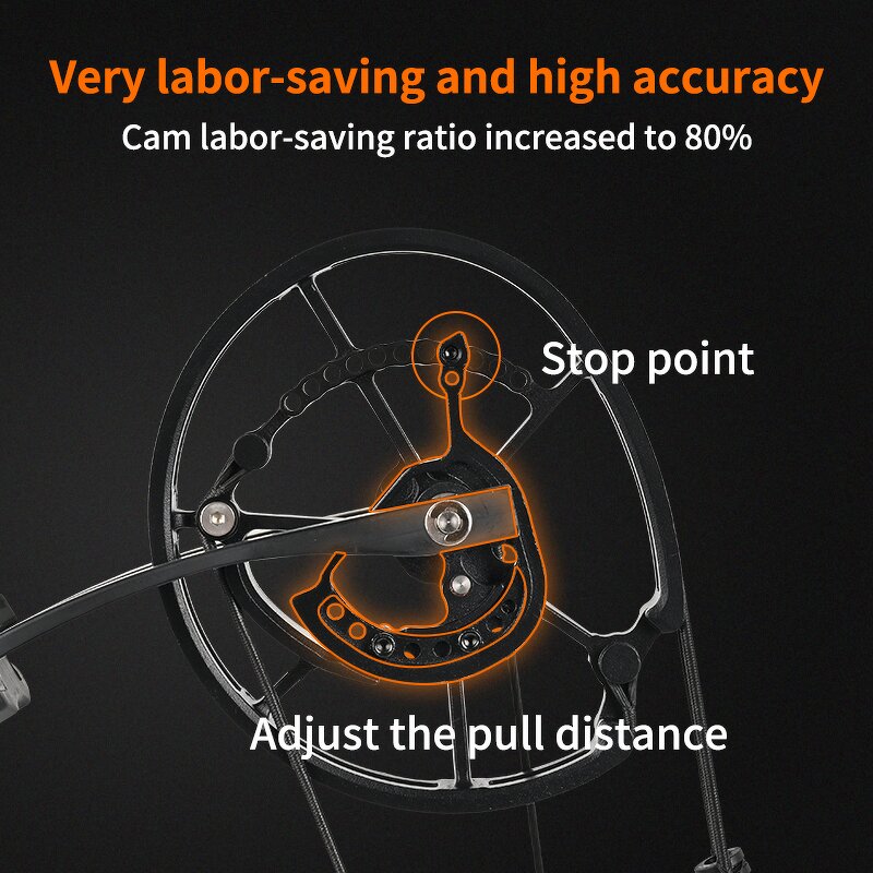 Compound Bow Factory - Hunting Metal Limb Stabilizer Peep Sight Adjustable