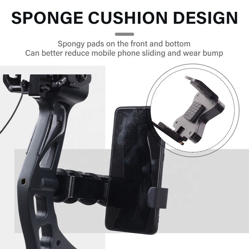 Compound Bow Smartphone Holder Factory - Hunting Shooting Mobile Phone Bracket