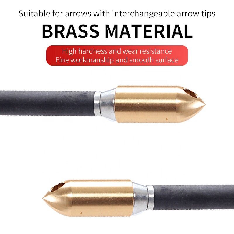 Brass Whistle Arrow Tip Factory - 125 Grain Hunting Broadheads Compound Bow