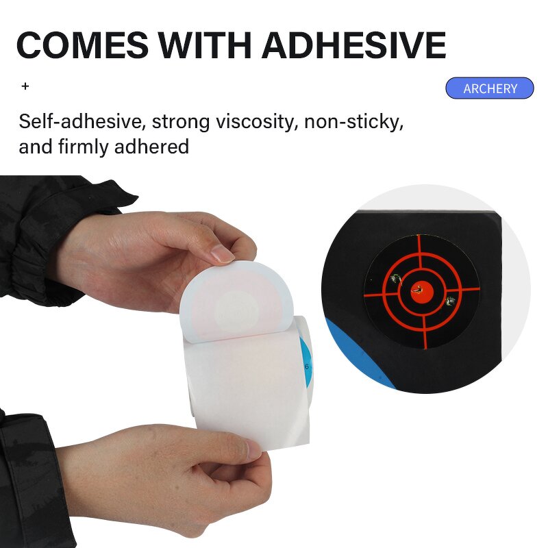 Self Adhesive Target Paper Factory - 3 Inch Compound Recurve 200 Sheets