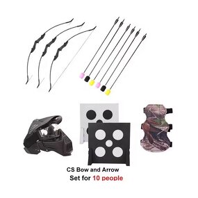 Archery Tag Game Set Factory - Recurve Bow Foam Tip Combat Protective