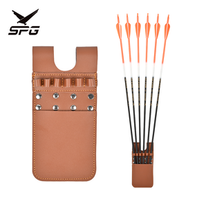 Arrow Quiver Factory - Leather Pocket Traditional Recurve Longbow Handmade