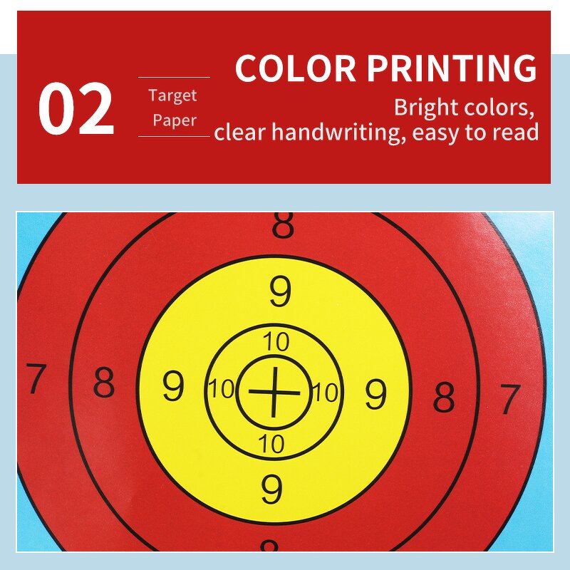 3 Spot Paper Targets Factory - Compound Recurve 60 cm Round Hunting