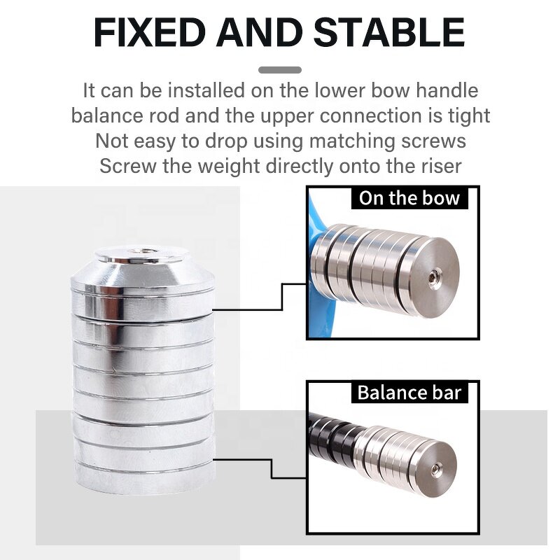 Stabilizer Weight Kit Factory - Compound Recurve Stainless Steel Counterweight