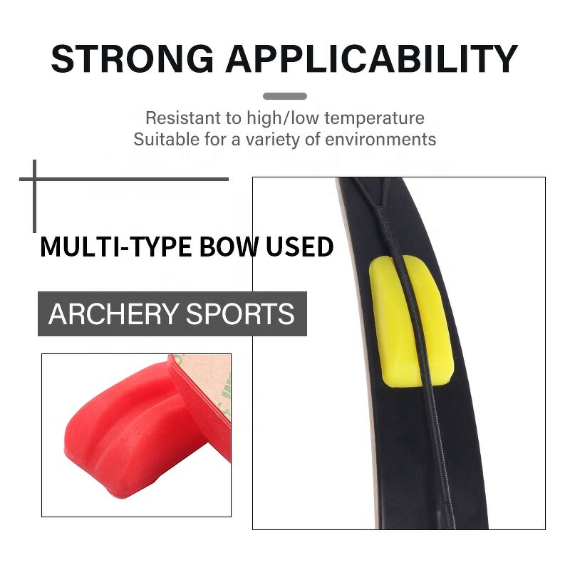 Bow Tip Pad Stabilizer Factory - Hunting Recurve Bow Shock-Absorbing Rubber