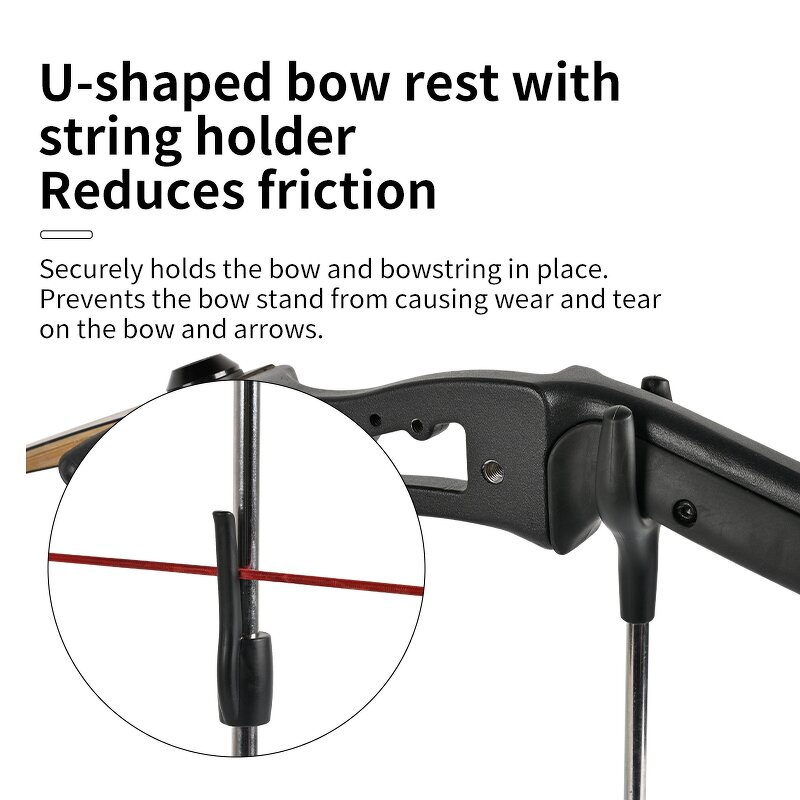 Recurve Bow Stand Factory - Foldable Holder Traditional Takedown Longbow