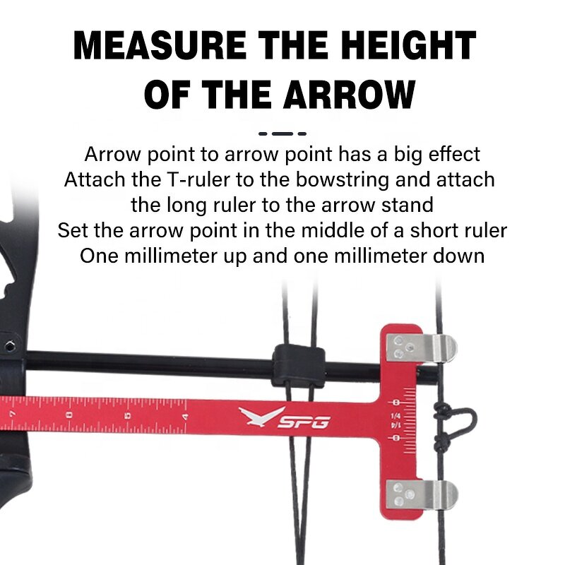 T Square Ruler Factory - Aluminum Alloy Compound Recurve Bow Measurement