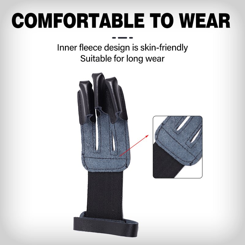 Archery Gloves Factory - Three Fingers Traditional Bow Takedown Longbow