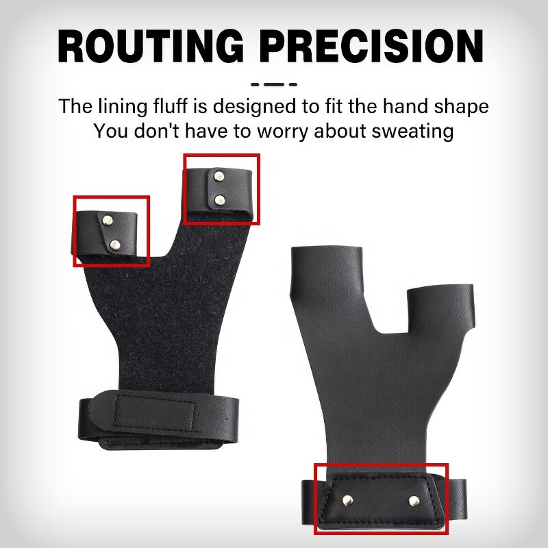 Bow Gloves Factory - Traditional Hunting Longbow Cowhide Leather Protective