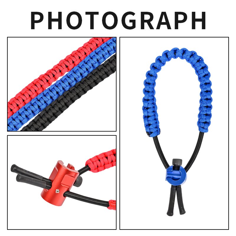 Bow Wrist Sling Factory - Compound Bow Hunting Aluminum Alloy Nylon Strap