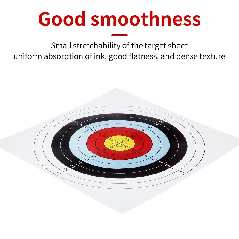 Face Paper Target Factory - 60cm Fixed Outdoor Traditional Recurve Hunting