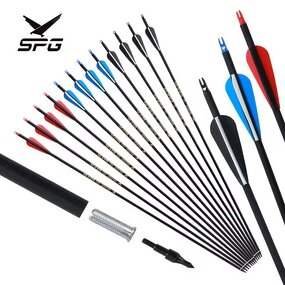 Mixed Carbon Arrow Factory - 7.8 mm 30 Inch Replaceable Tips Target