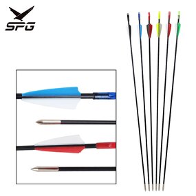 Fiberglass Arrow Factory - 6mm 31 Inch Straight Traditional Recurve Bow