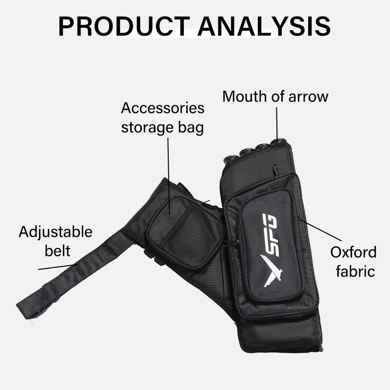 Arrow Quiver Factory - Hunting Compound Recurve Bow 4 Tube Carbon Fiberglass