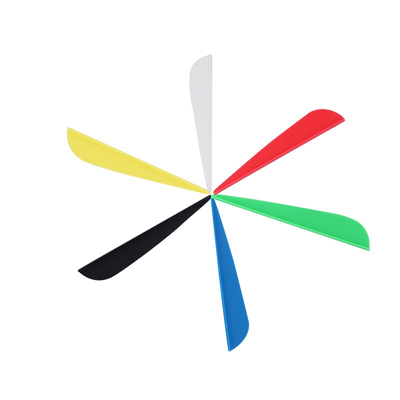 Arrow Vanes Factory - 3.0Inch Rubber Water Drop Hunting Carbon Fiber Arrows