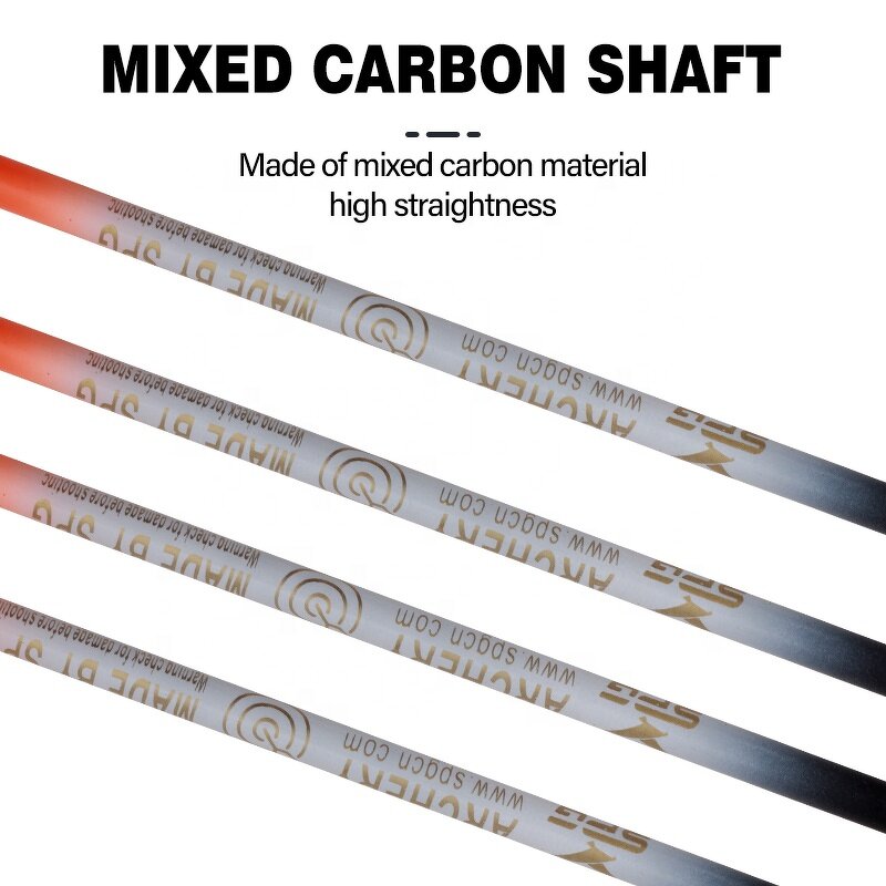 Mixed Carbon Arrow Factory - Hunting 6.2mm Replaceable Arrowhead Compound