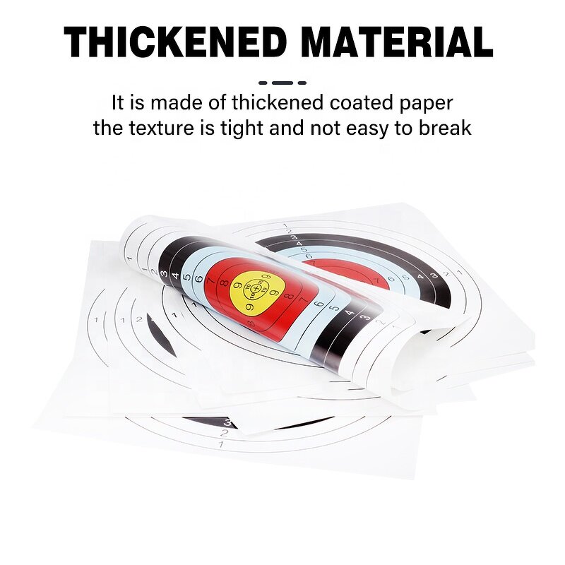 Paper Targets Factory - Compound Recurve Hunting 10 Rings 40 cm Round