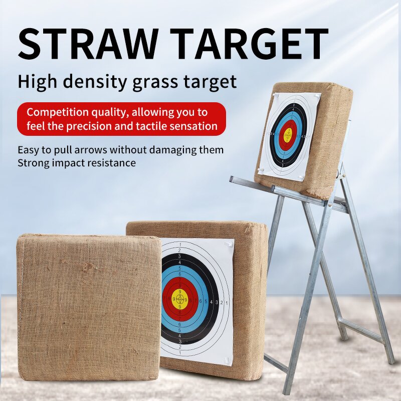 Square Straw Target Factory - Traditional Recurve Mongolian Longbow Hunting