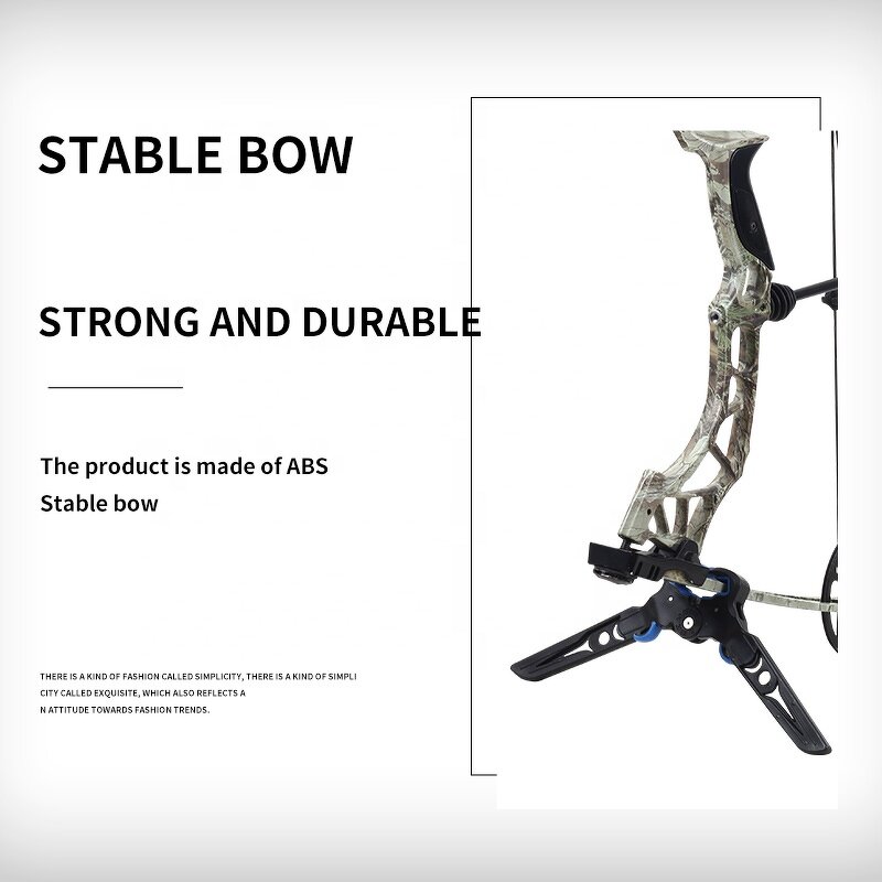 Compound Bow Stand Factory - Hunting Training Adjustable Foldable Rack