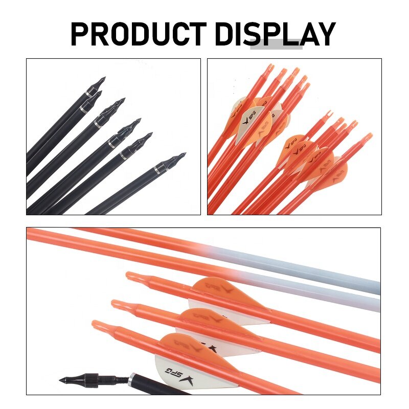 Mixed Carbon Arrow Factory - Hunting 6.2mm Replaceable Arrowhead Compound