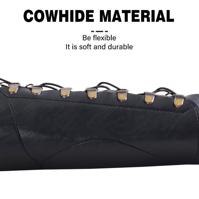 Arm Guard Factory - Traditional Recurve Bow Cowhide Leather Lightweight