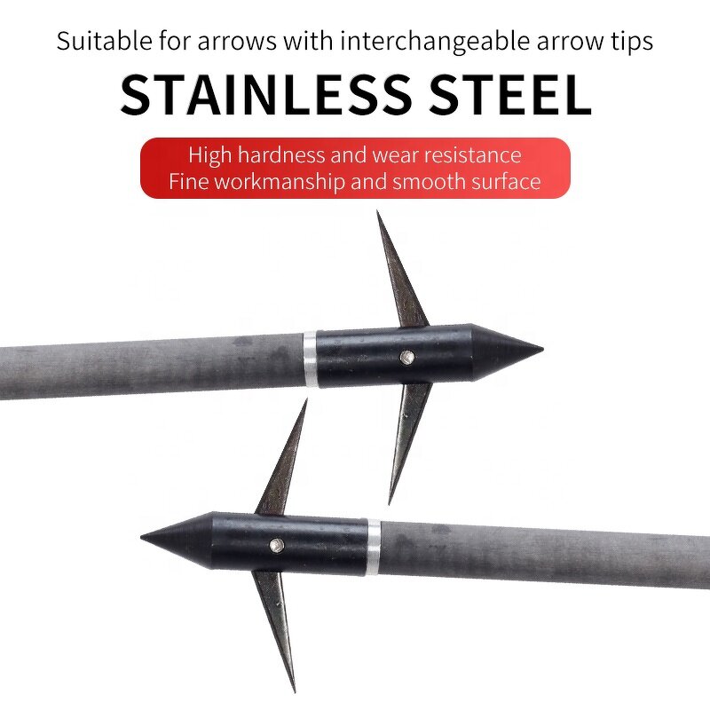 Fishing Arrowhead Factory - Stainless Steel Compound Pully Bow Arrow Head