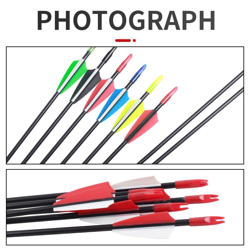 Fiberglass Arrow Factory - 6mm 31 Inch Straight Traditional Recurve Bow