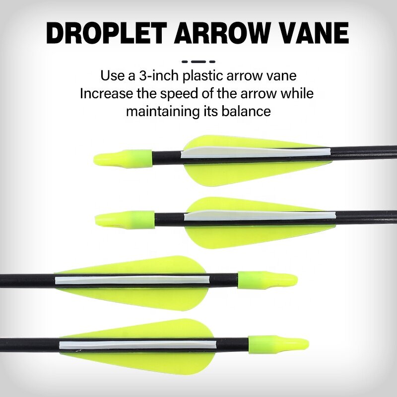 Fiberglass Arrow Factory - 7 mm 30 Inch Fixed Tips Traditional Recurve Bow