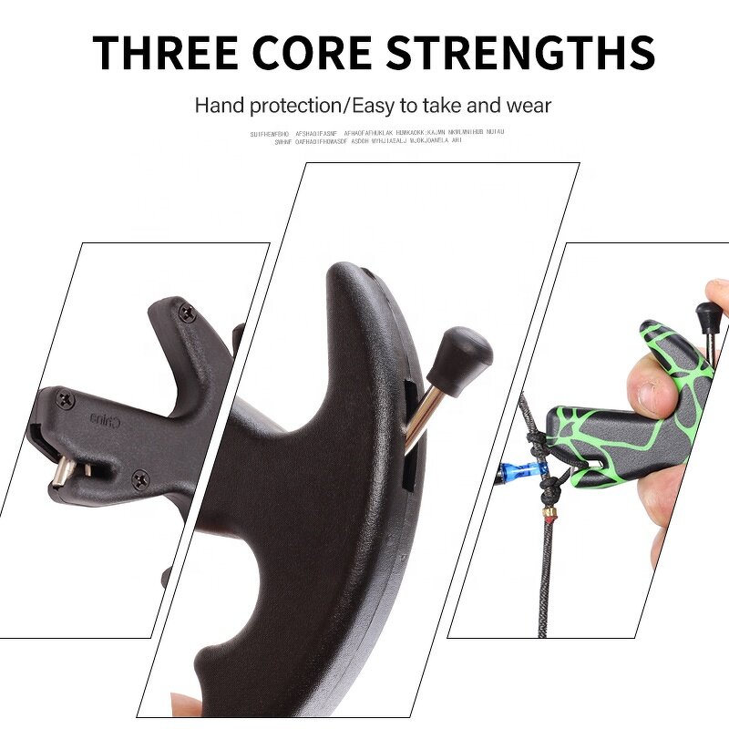 Bow Release Aids Factory - Three Fingers Grip Caliper Thumb Releases