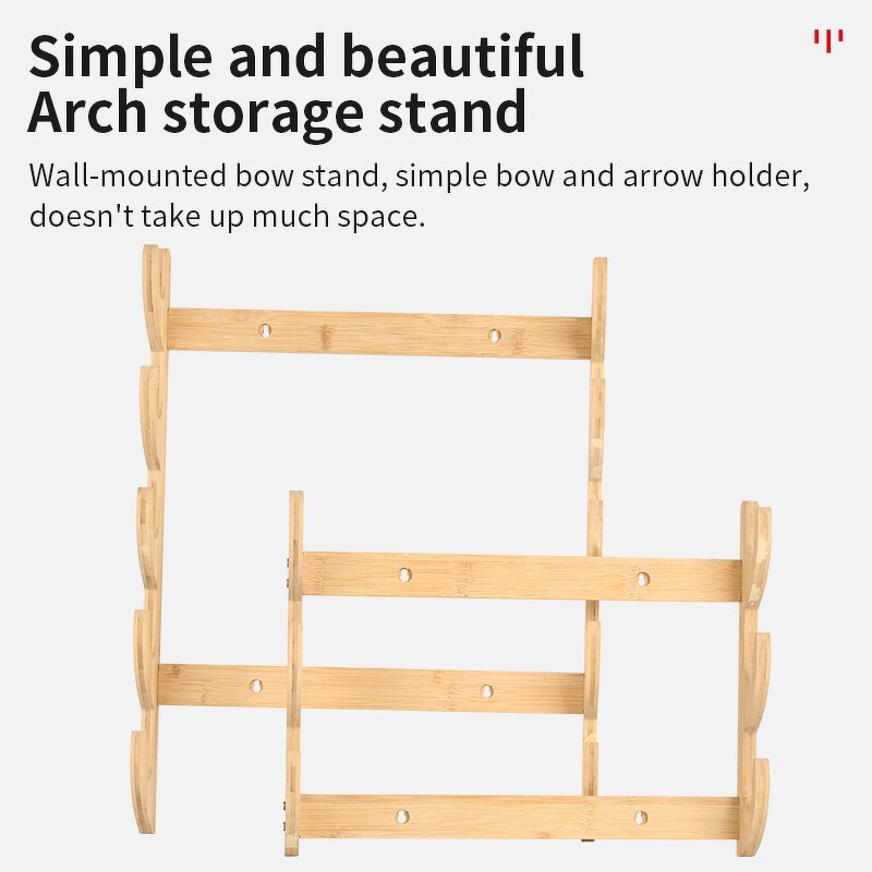 Wooden Wall-Mounted Rack Factory - Bow and Arrow Stand Storage Quiver