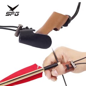 Finger Guard Factory - Leather Traditional Mongolian Longbow Handmade Cowhide