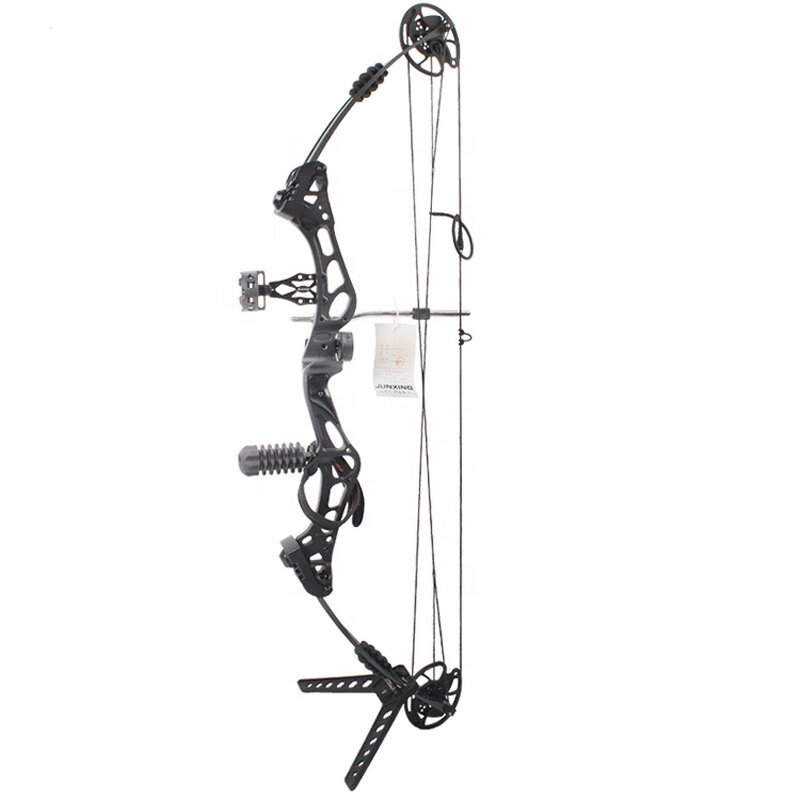 Compound Pulley Bow Factory - 50lbs Metal Riser Right Hand Target Arrows