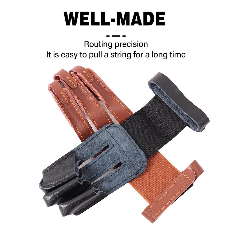 Archery Gloves Factory - Three Fingers Traditional Bow Takedown Longbow
