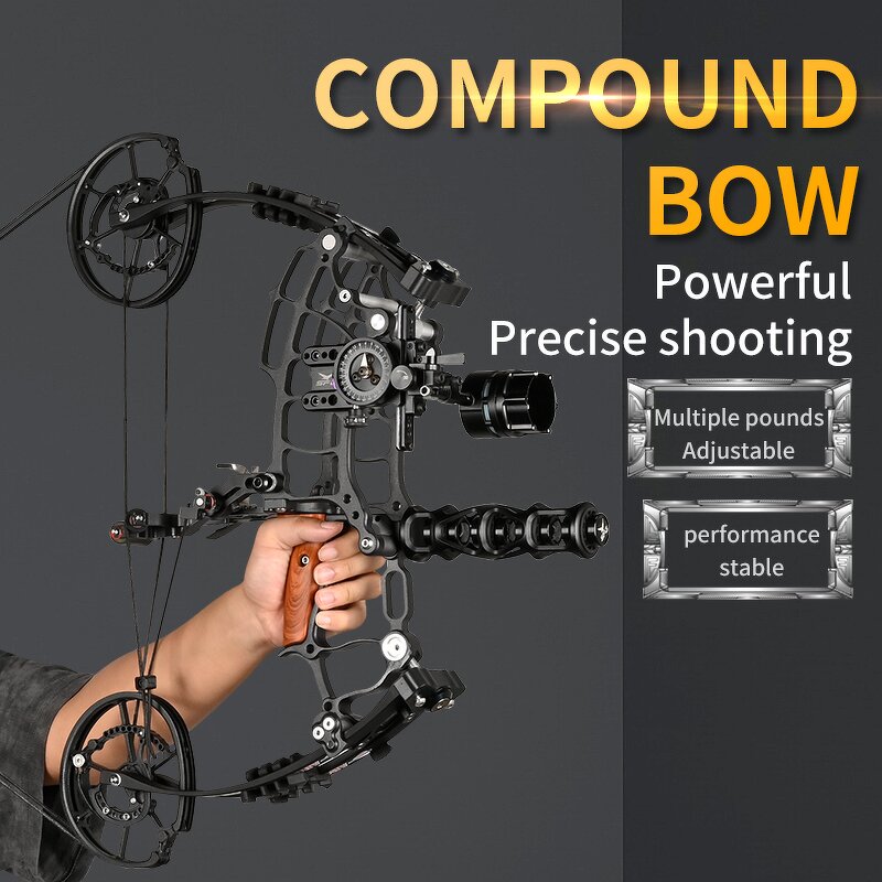 Compound Bow Factory - Hunting Metal Limb Stabilizer Peep Sight Adjustable